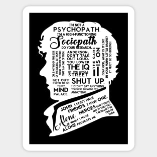 Sherlock Quotes Sticker